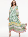 ABITO LUNGO SION SUNBURST CON PLISSÉ-ALICE + OLIVIA