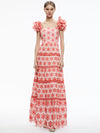 TAWNY SQUARE NECK RUFFLE TIERED MAXI DRESS-MULTI-ALICE + OLIVIA