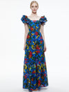TAWNY EYELET SQUARE NECK MAXI DRESS-TROPICAL SUNRISE SAPPHIRE-ALICE + OLIVIA