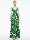 KAROLINA TIE BACK MAXI DRESS-SUN PALM OFF WHITE-ALICE + OLIVIA