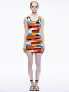 MINI ABITO ALL'UNCINETTO A MAGLIA MISTA VERONIQUE-ALICE + OLIVIA