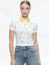 CIARA PULLOVER WITH COLLAR-WHITE MULTI-ALICE + OLIVIA