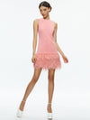 ABITO COLEY CON BORDI IN PIUME-ALICE + OLIVIA