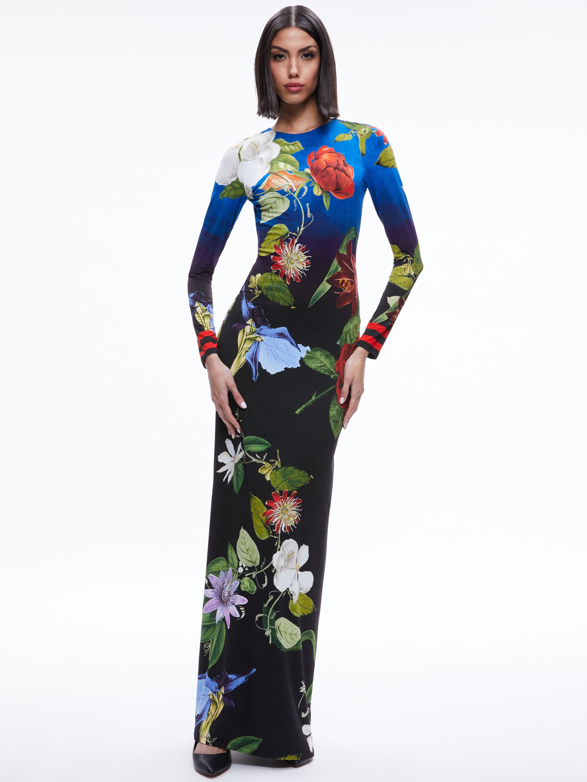 DELORA OPEN BACK MAXI DRESS-LUNCH DATE-ALICE + OLIVIA