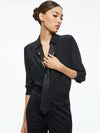 CHEMISIER EN SOIE WILLA-ALICE + OLIVIA