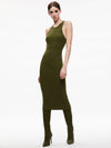 WRIGHT TIE BACK DRESS-OLIVE-ALICE + OLIVIA