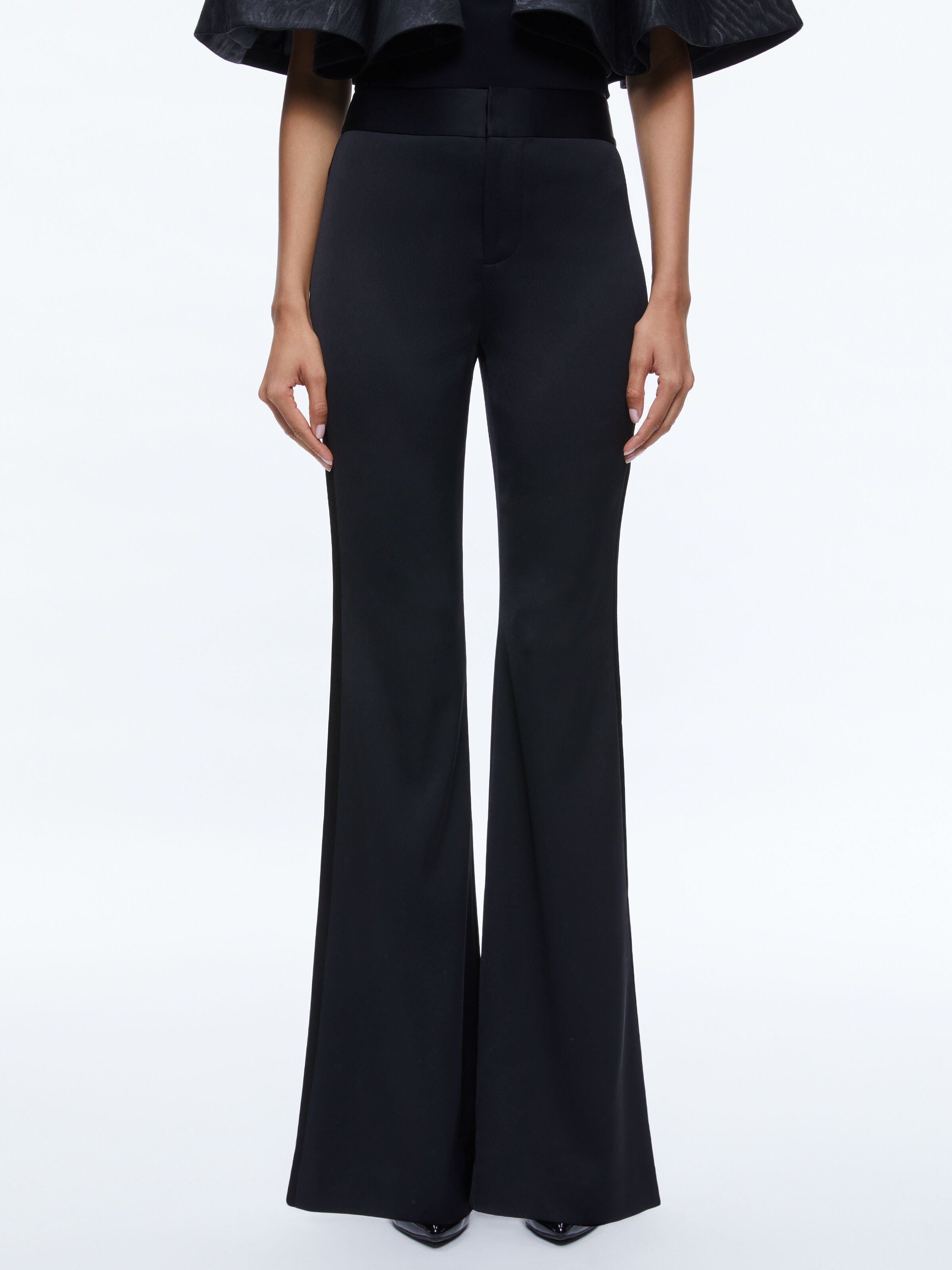 PANTALONI DEANNA A VITA ALTA CON BANDA LATERALE-ALICE + OLIVIA