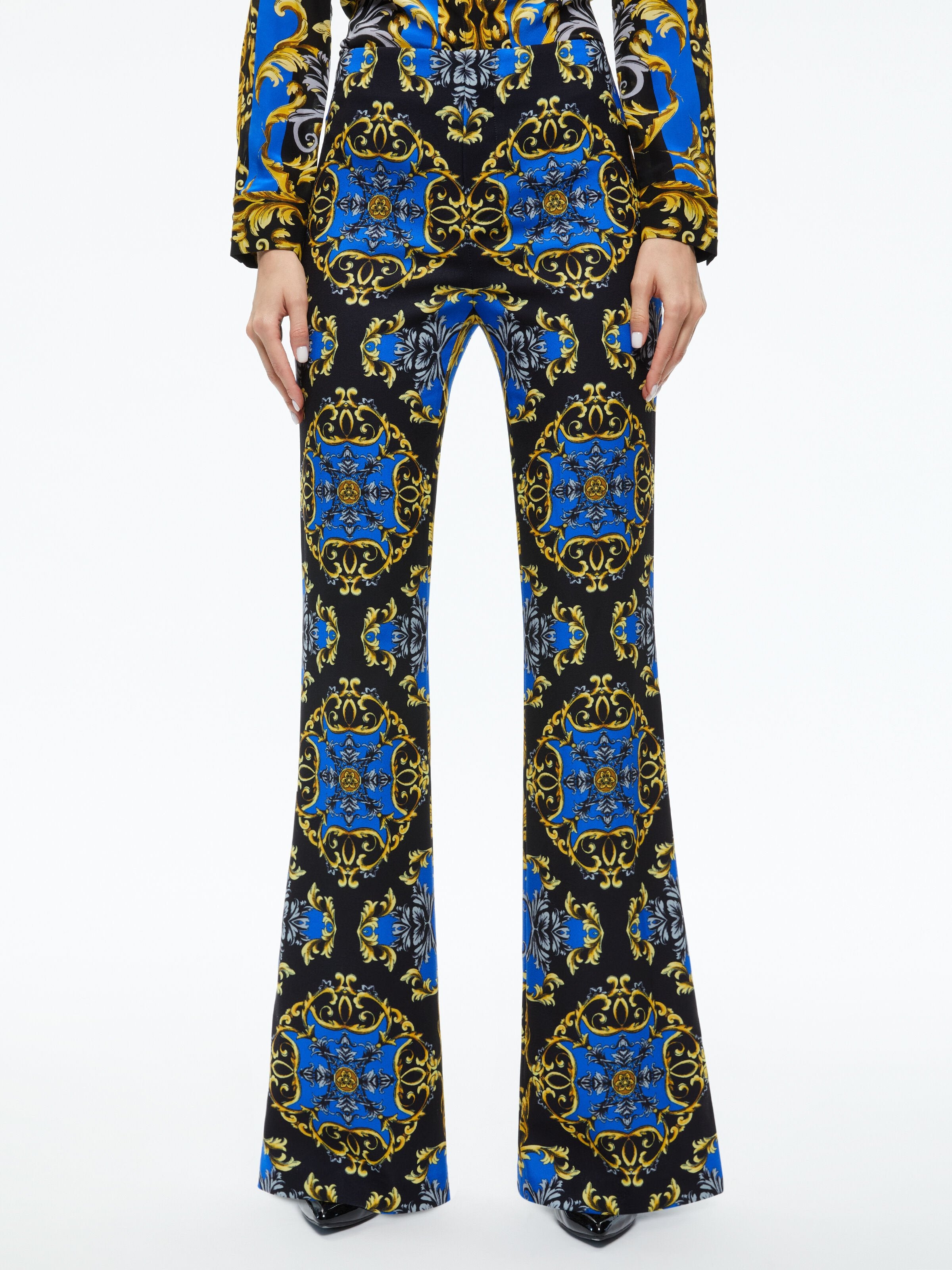 PANTALONI BOOTCUT CORTI-ALICE + OLIVIA