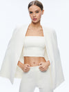 MARICA SQUARE NECK CAPE TOP-ECRU-ALICE + OLIVIA