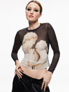 TOP IN RETE DELAINA-ALICE + OLIVIA