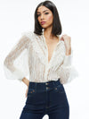 RHEBA LACE BLOUSE-OFF WHITE-ALICE + OLIVIA
