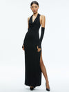 VESTITO LUNGO CON COLLO AD ANELLO ELECTRA-ALICE + OLIVIA