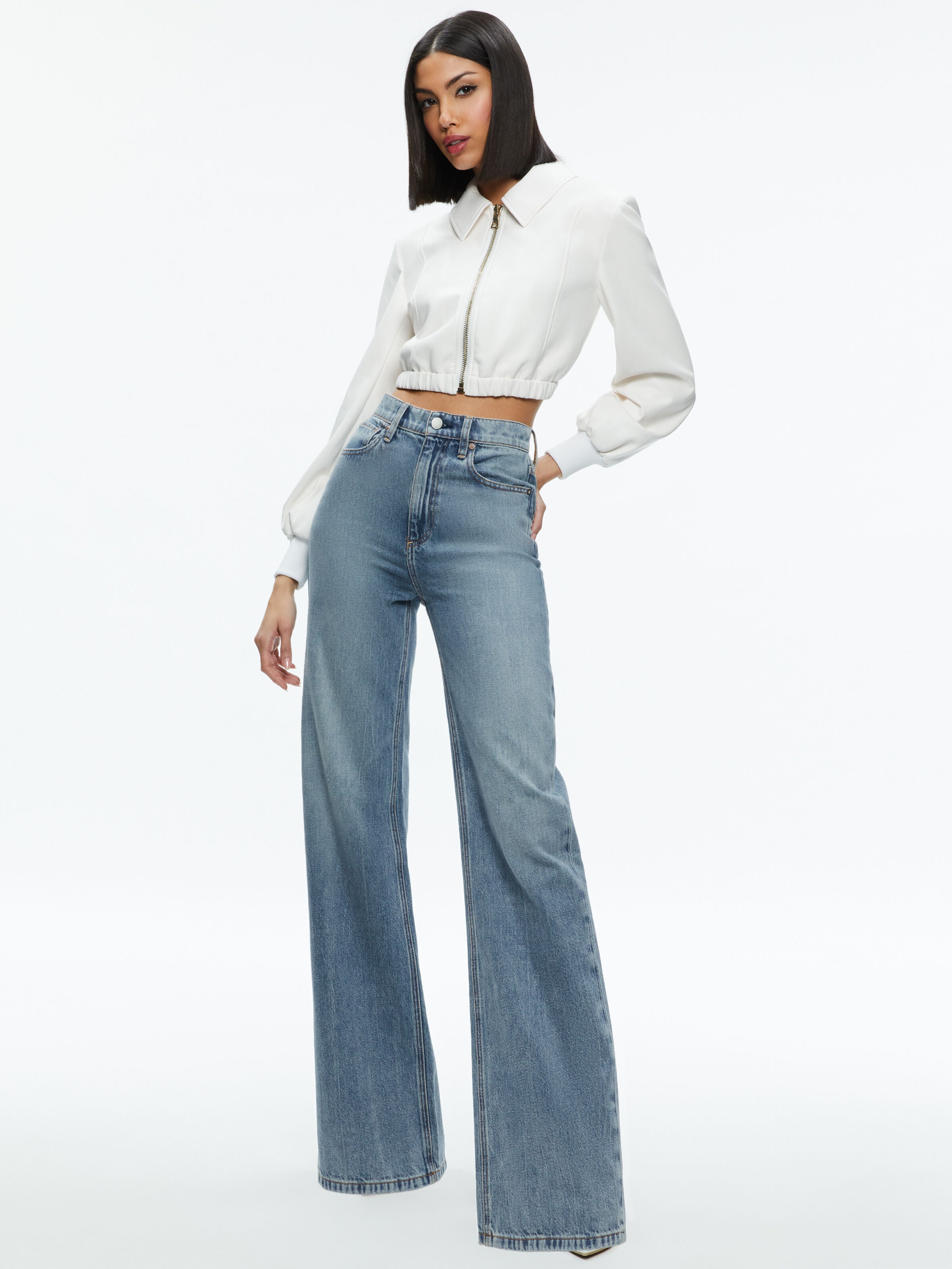 GIACCA DELLA CORTA IN PELLE VEGAN-ALICE + OLIVIA