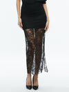 IYANNA LACE MAXI SKIRT-Black-ALICE + OLIVIA