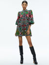 ROBE COURTE À MANCHES BLOUSANTES BERTHA-ALICE + OLIVIA