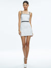 MATILDA LACE MINI DRESS-OFF WHITE/BLACK-ALICE + OLIVIA