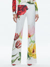 PANTALONI LIVI A VITA MEDIA-ALICE + OLIVIA