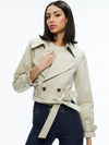 HAYLEY CROPPED TRENCH COAT WITH BELT-LATTE-ALICE + OLIVIA