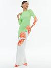 DELORA OPEN BACK CREW NECK MAXI DRESS-DREAM LIFE SHARP GREEN-ALICE + OLIVIA