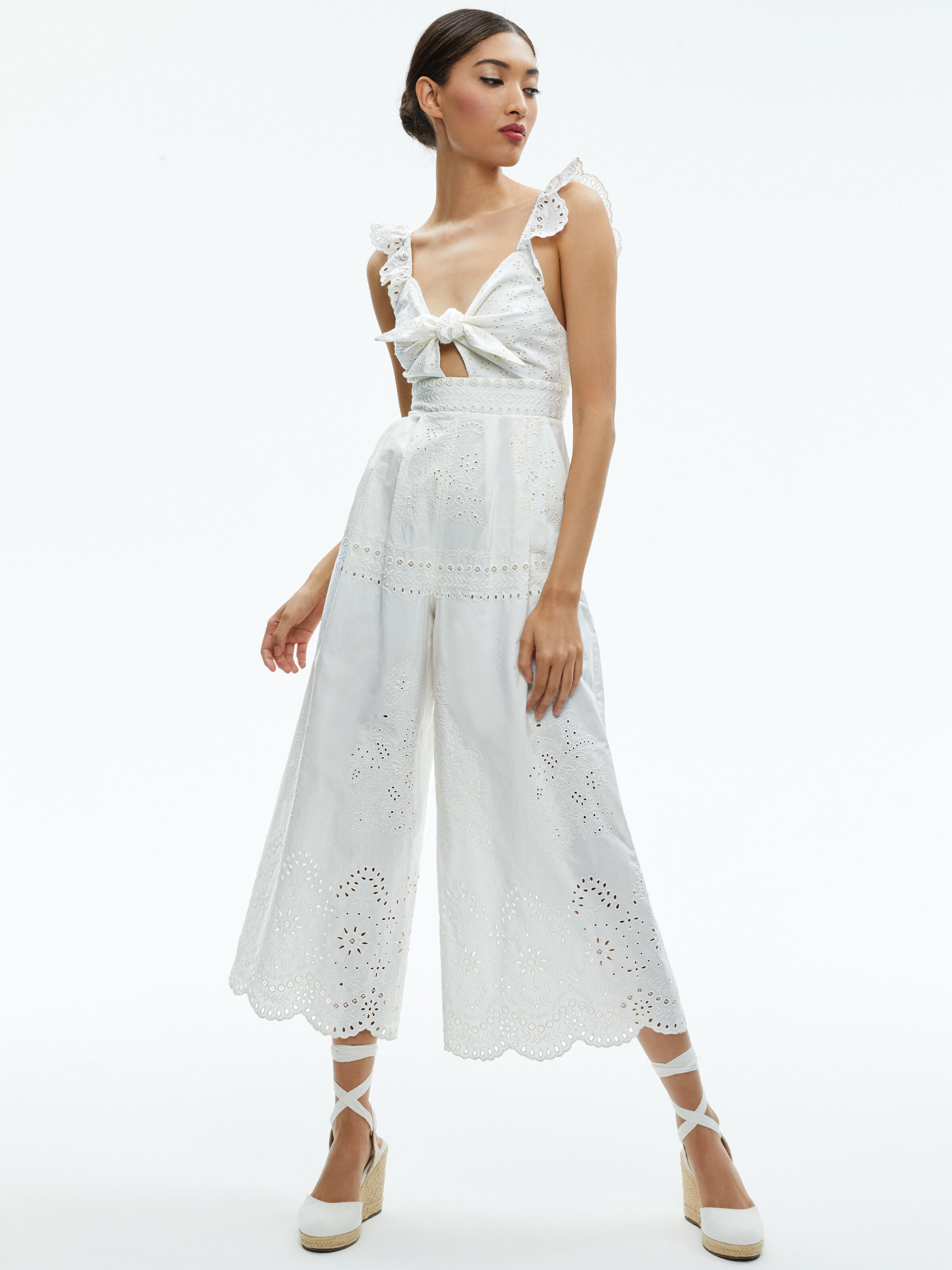 TUTA ROSINA CON TAGLI E NODO SUL DAVANTI-ALICE + OLIVIA