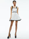 VESTITO CORTO ELOISA CON SPALLINE DA ANNODARE-ALICE + OLIVIA