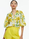 MAYLIN LONG SLEEVE BLOUSE-STARGAZER MULTI LG-ALICE + OLIVIA
