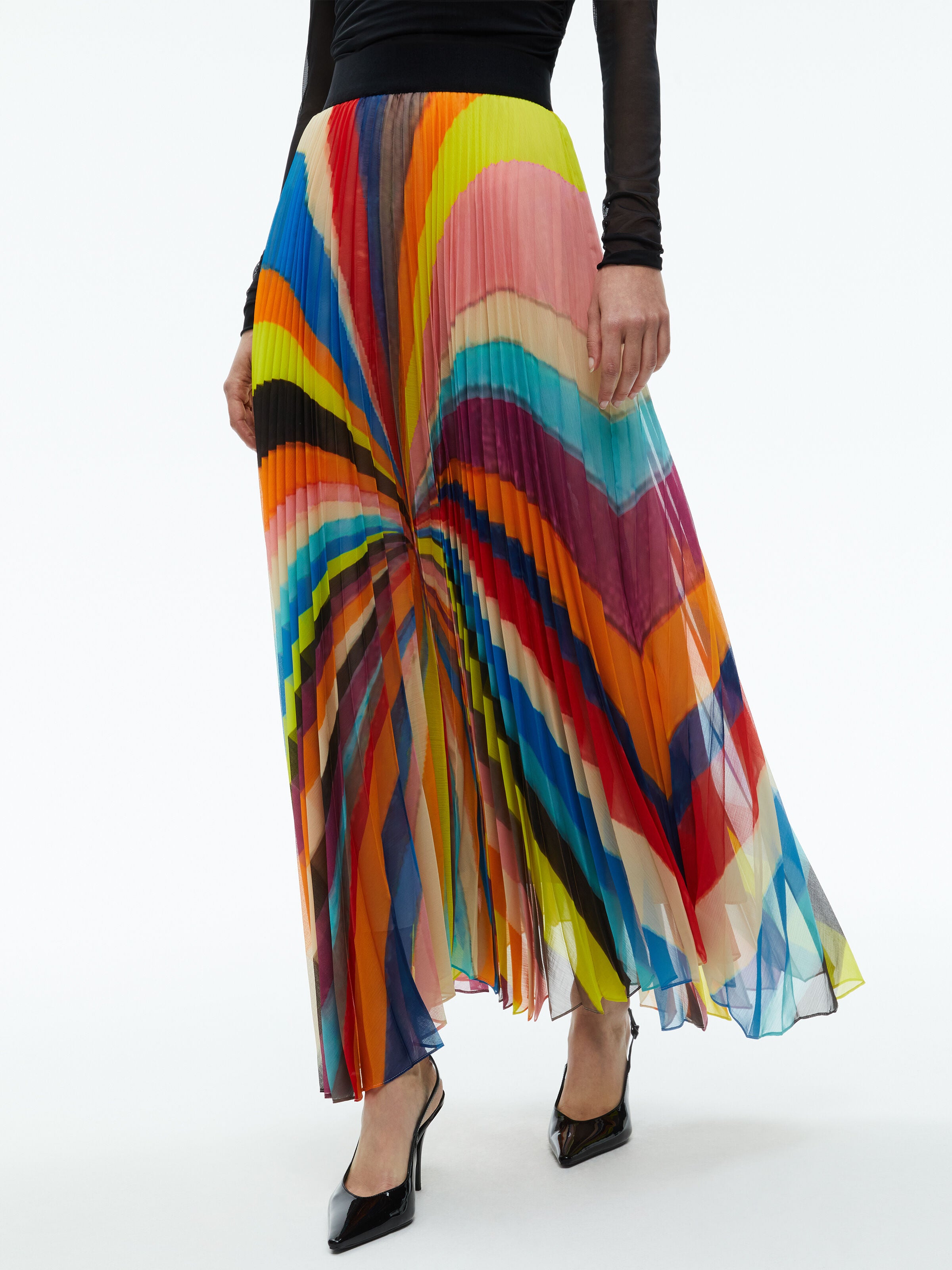 GONNA LUNGA PLISSÉ KATZ-ALICE + OLIVIA
