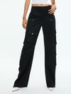 AKERS OVERSIZED CARGO PANT-Black-ALICE + OLIVIA