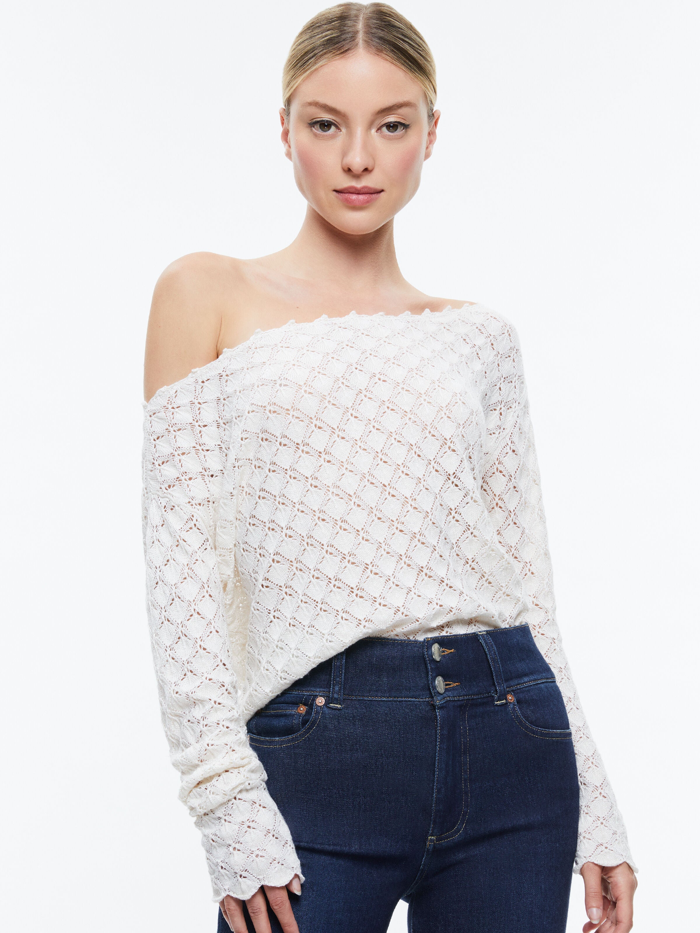 PULLOVER A SPALLE SCOPERTE LEXIE-ALICE + OLIVIA