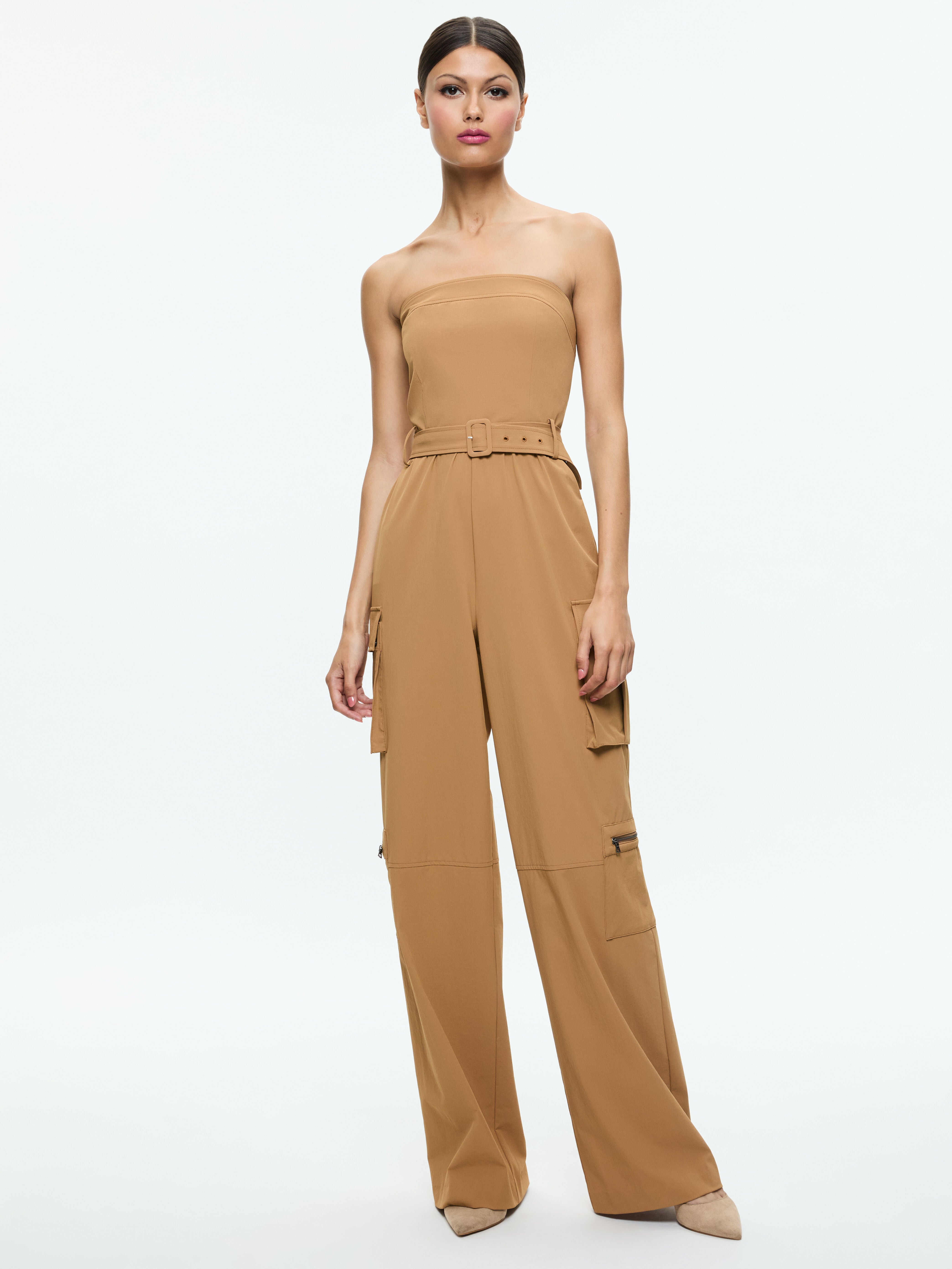 Combinaison-pantalon cargo bustier SACHIKO