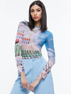 TOP IN RETE DELAINA-ALICE + OLIVIA