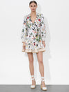 ALISA WRAP GODET SHIRT DRESS-BLUSH KISS VANILLA-ALICE + OLIVIA