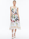 HAVEN FLARED MIDI DRESS-BLUSH KISS VANILLA-ALICE + OLIVIA