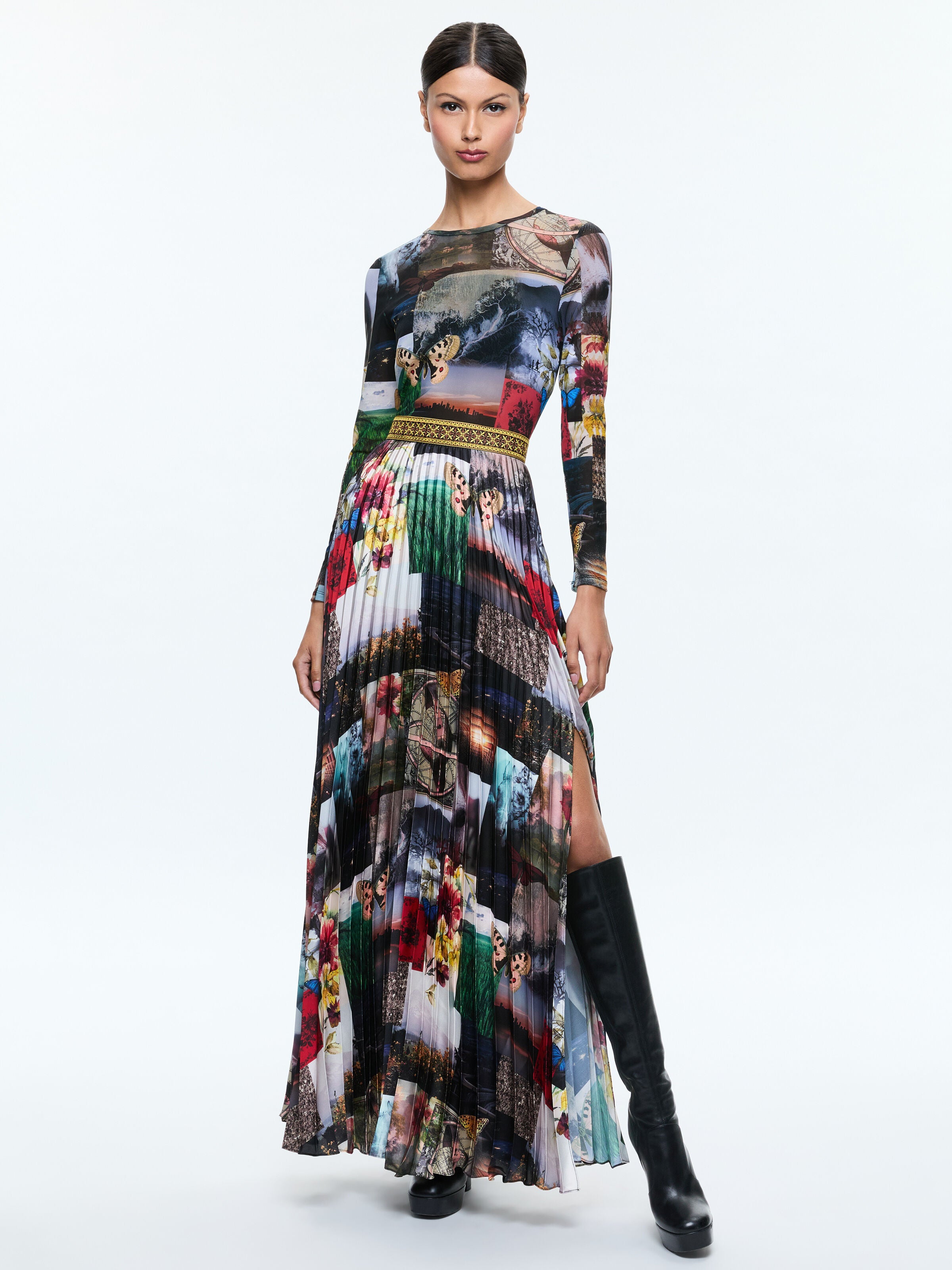 IVEY MAXI DRESS-ECO FUSION-ALICE + OLIVIA