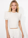 CIARA PUFF SLEEVE SWEATER-Black-ALICE + OLIVIA