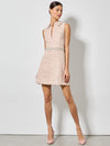 ELLIS MINI DRESS-PEARL BLUSH-ALICE + OLIVIA