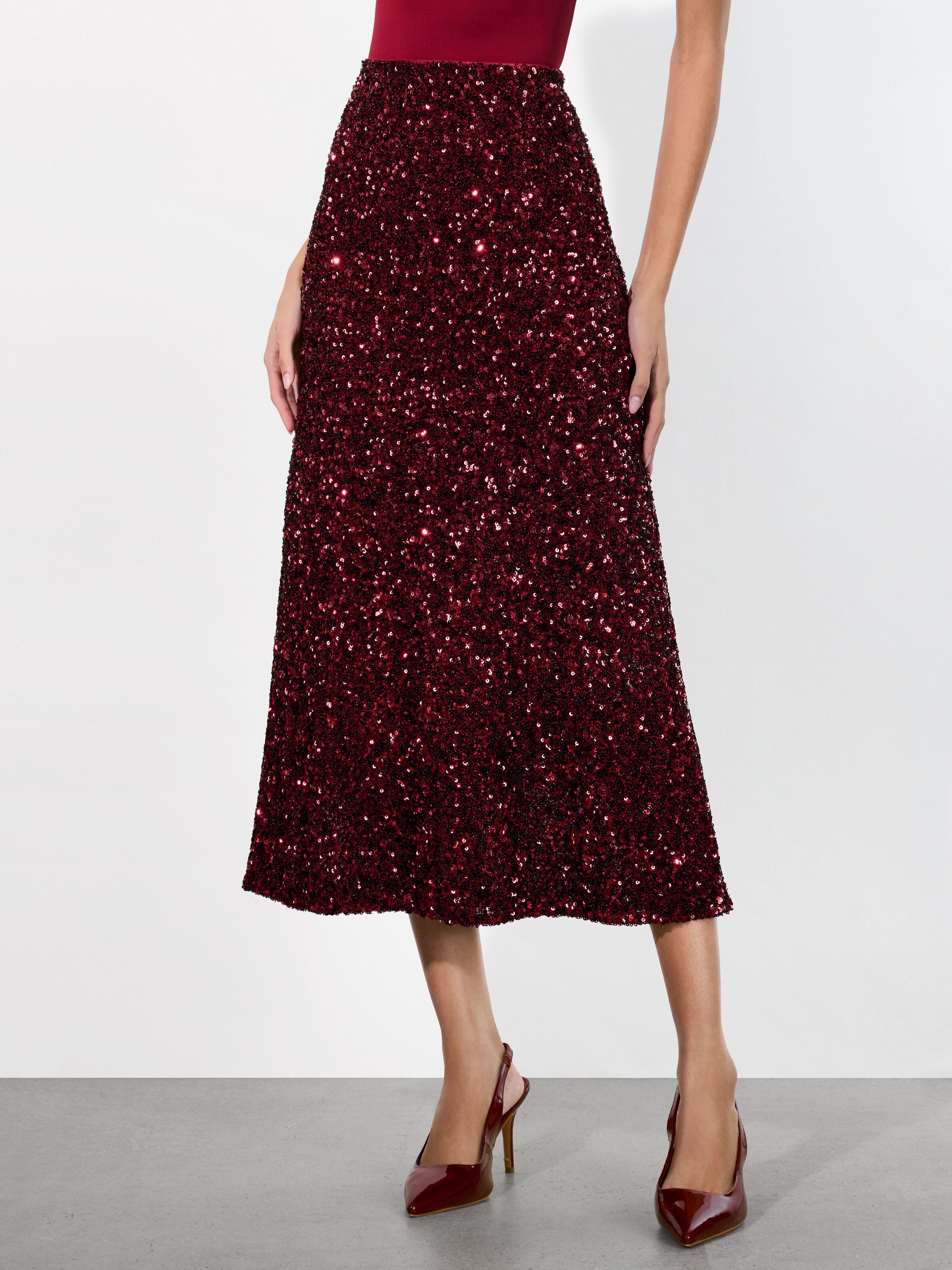 GONNA SOTTOVESTE MAEVE CON PAILLETTES-ALICE + OLIVIA