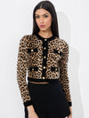 CLAIRA LEOPARD CARDIGAN-CATWALK MULTI-ALICE + OLIVIA