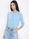 DOLLIE CASHMERE CARDIGAN-Black-ALICE + OLIVIA