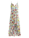 ABITO MIDI TARA HI LO CON BALZE A CASCATA-ALICE + OLIVIA