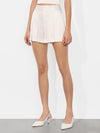SIMON PLEATED SHORT-OFF WHITE-ALICE + OLIVIA