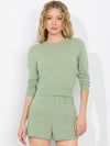 CAROLANN CASHMERE SHRUNKEN PULLOVER-Black-ALICE + OLIVIA