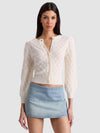 DORIS POINTELLE CARDIGAN-DUSTY ROSE-ALICE + OLIVIA
