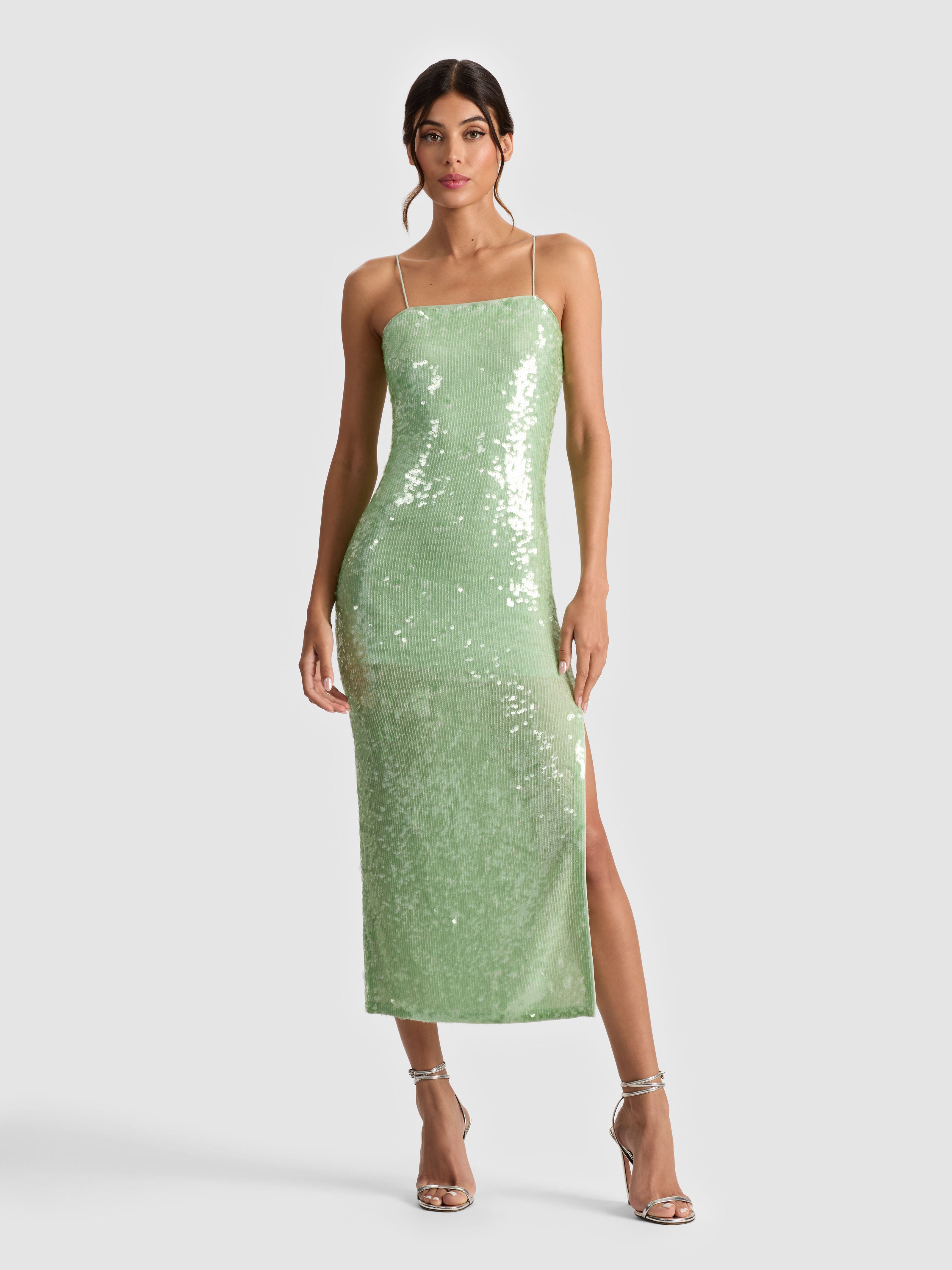 ABITO MIDI FIFI IN PAILLETTES-ALICE + OLIVIA