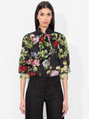 LLOYD SLIT SLEEVE BLOUSE-VENUS FLORAL-ALICE + OLIVIA