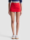 MACE LINEN MINI SKORT-Black-ALICE + OLIVIA