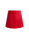 TONI VEGAN MINI SKIRT-PERFECT RUBY-ALICE + OLIVIA