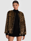 BLOUSON BOMBER RÉVERSIBLE EN FAUSSE FOURRURE BECKY-ALICE + OLIVIA