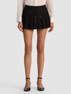 EMILIE EMBELLISHED TWEED MINI SKORT-Black-ALICE + OLIVIA