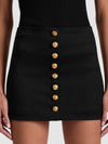 RUBI MINI SKIRT-Black-ALICE + OLIVIA